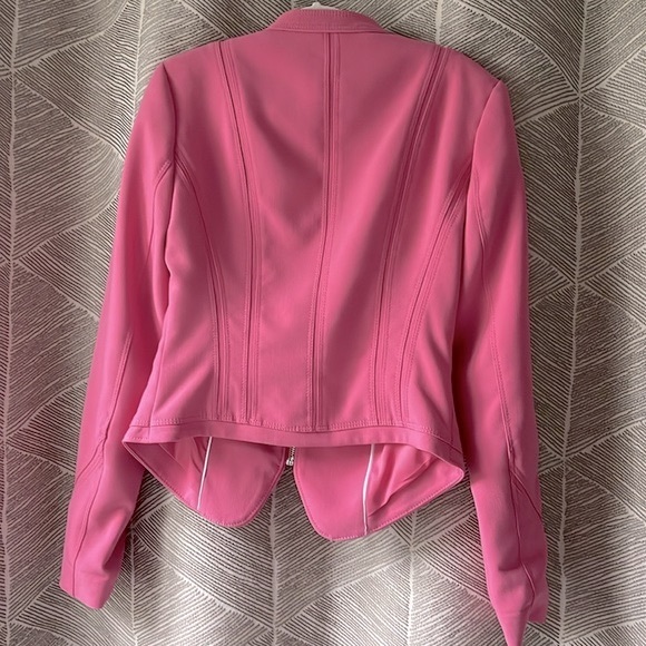 WHBM Pink Moto Jacket 00 - Picture 5 of 10